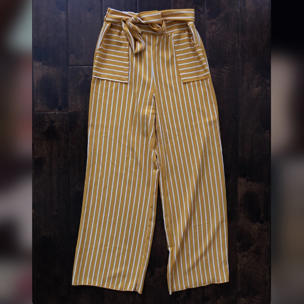 See You Monday Striped Pants